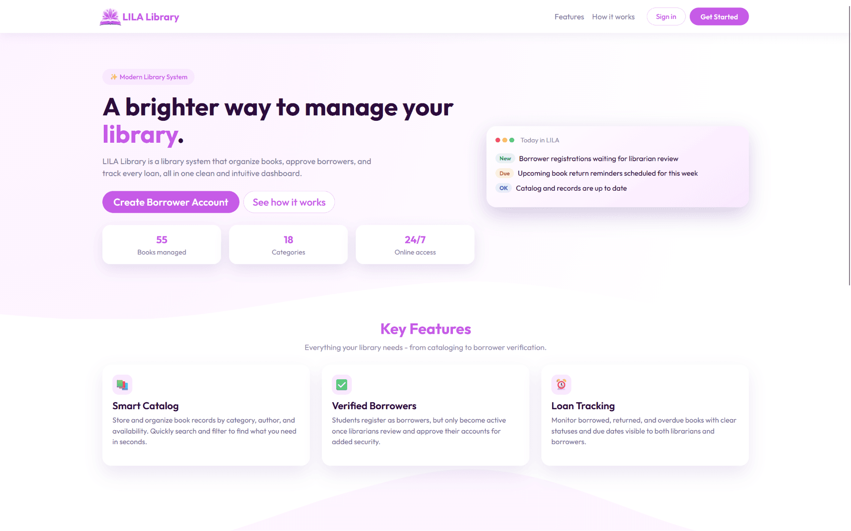 LilaLibrary — interface preview
