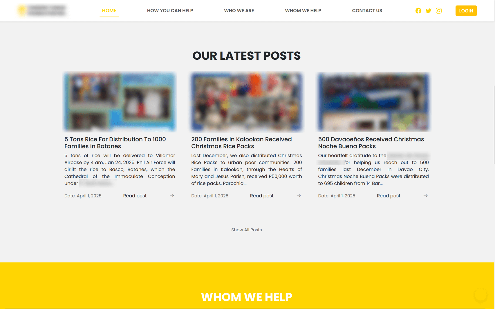 Bayanihan Portal — interface preview